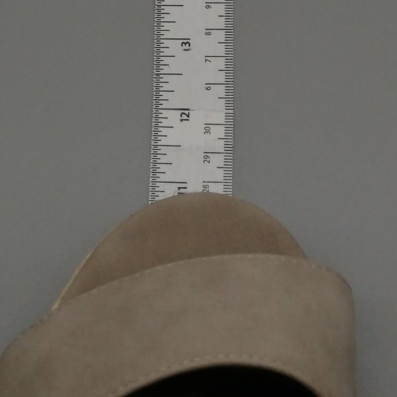 Maurices Womens Sandal Farah Gray Espadrille Stretch Ankle Strap Wedge Heel 11 - Picture 5 of 10